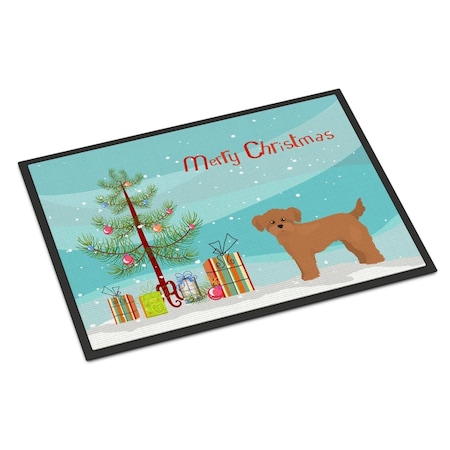 Carolines Treasures 24 x 36 in. Shi Chi Christmas Tree Indoor or Outdoor Mat CK3871JMAT